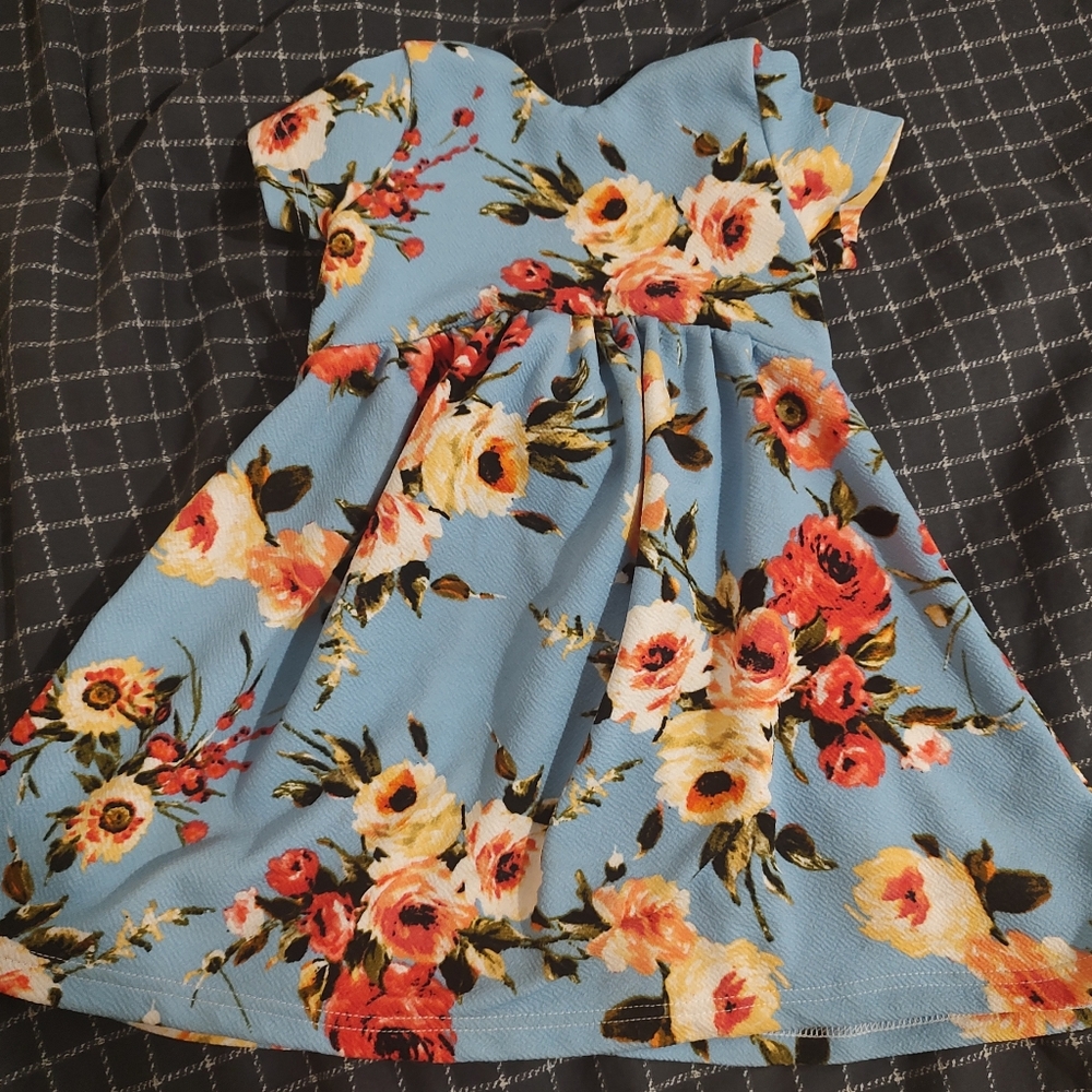 Floral twirl dress